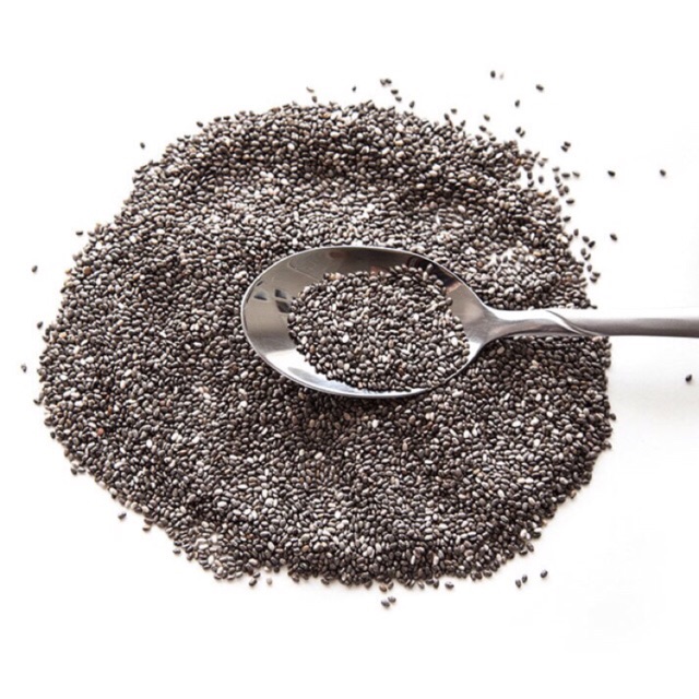 

Chia Seed Mexico 50gr & 100 gr - JSR Black Chiaseed Organic Power fruits Energi Booster, Paket MPASI
