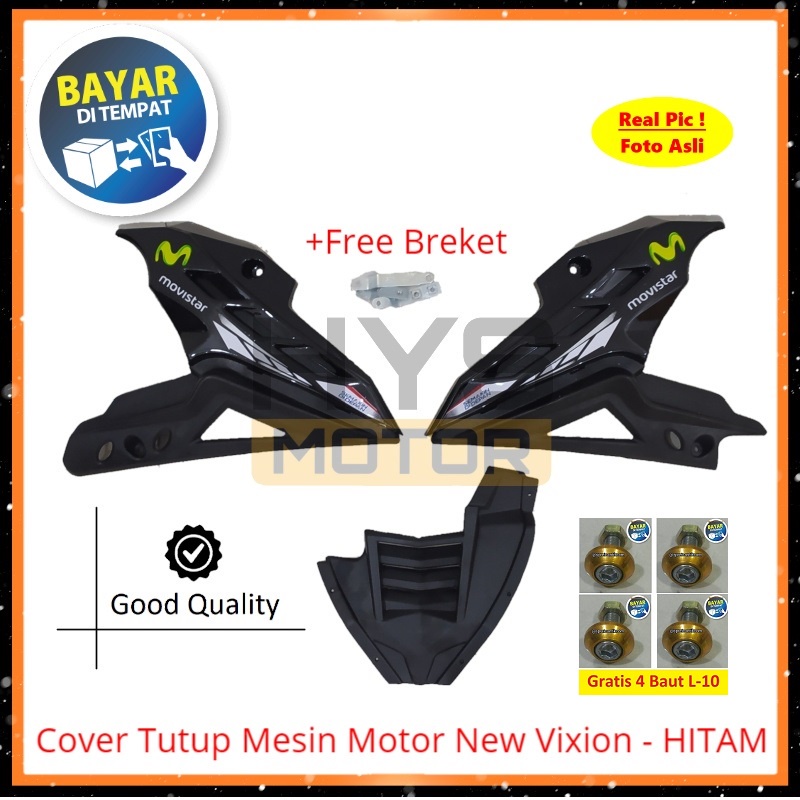 Tutup Mesin Vixion R New & Old - Cover Engine Transformer Vixion Nvl 2013 2014 Nva 2015 2016 Anv