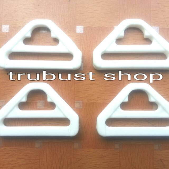 Ring A plastik ring segi tiga tas 3,8cm jual ecer per 12pc aksesoris tas murah bandung