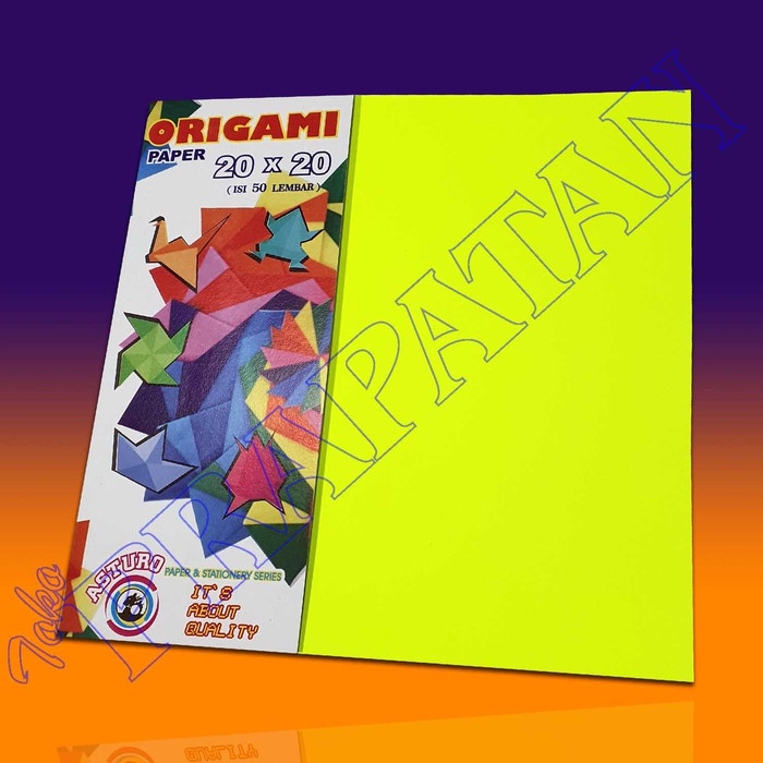 

Senikertas- Kertas Lipat Origami 20 X 20 Cm / Origami Paper Asturo -Kertas-Seni.