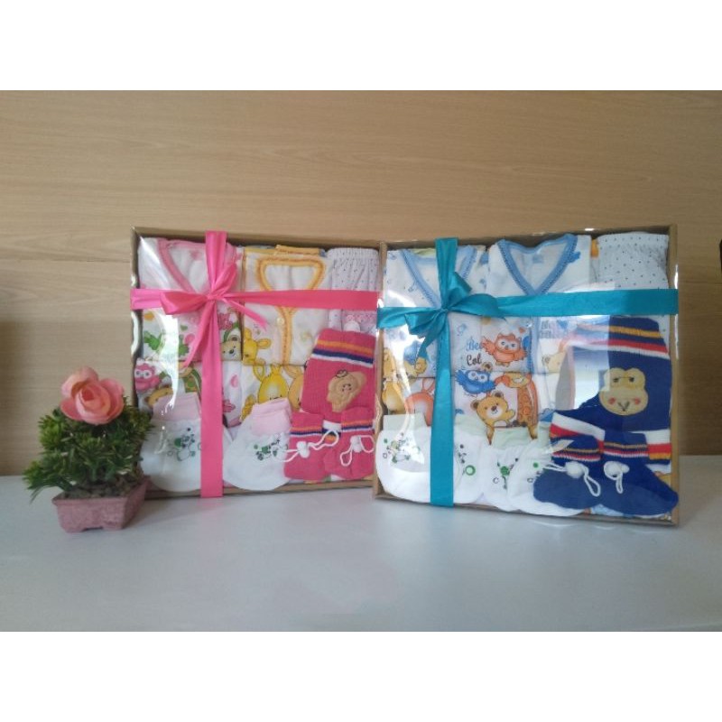 Paket Lahiran Lengkap (Baju Bayi Baru Lahir + Perlengkapan Bayi + Bedong Bayi + Perlak + Gendongan)