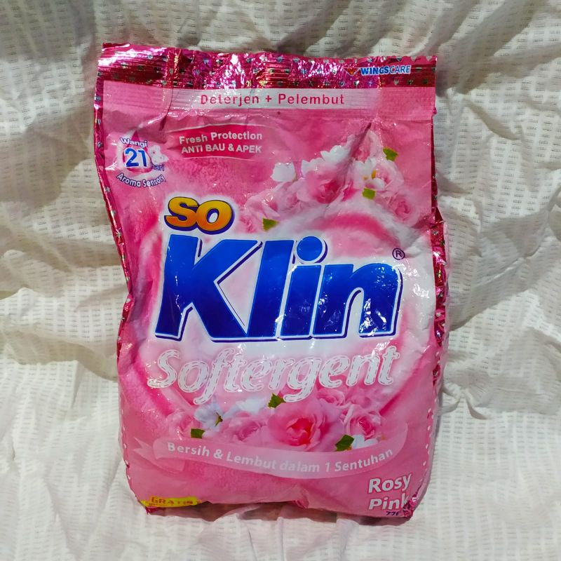So Klin Softergent Powder Detergen 770 gram - Detergent bubuk
