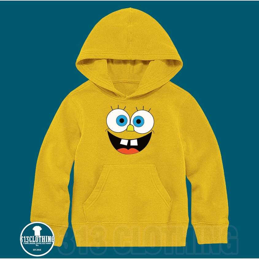 Jaket Hoodie Anak Spongebob Hoodie Sweater Anak Spongebob Squarepants