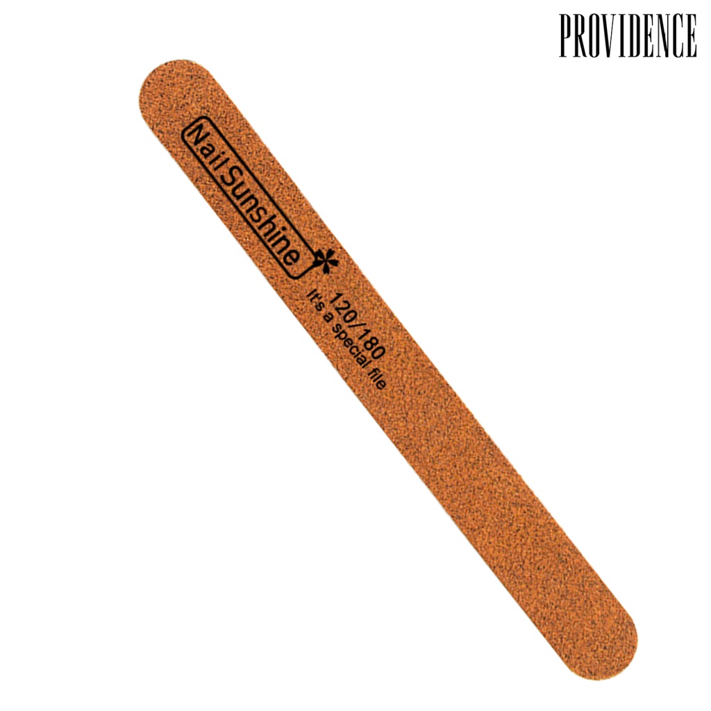 Providence 50Pcs Nail File Smooth Nail Dual Sided Manicure Tools Natural Arylic False Gel Nail  Nail File for Salon