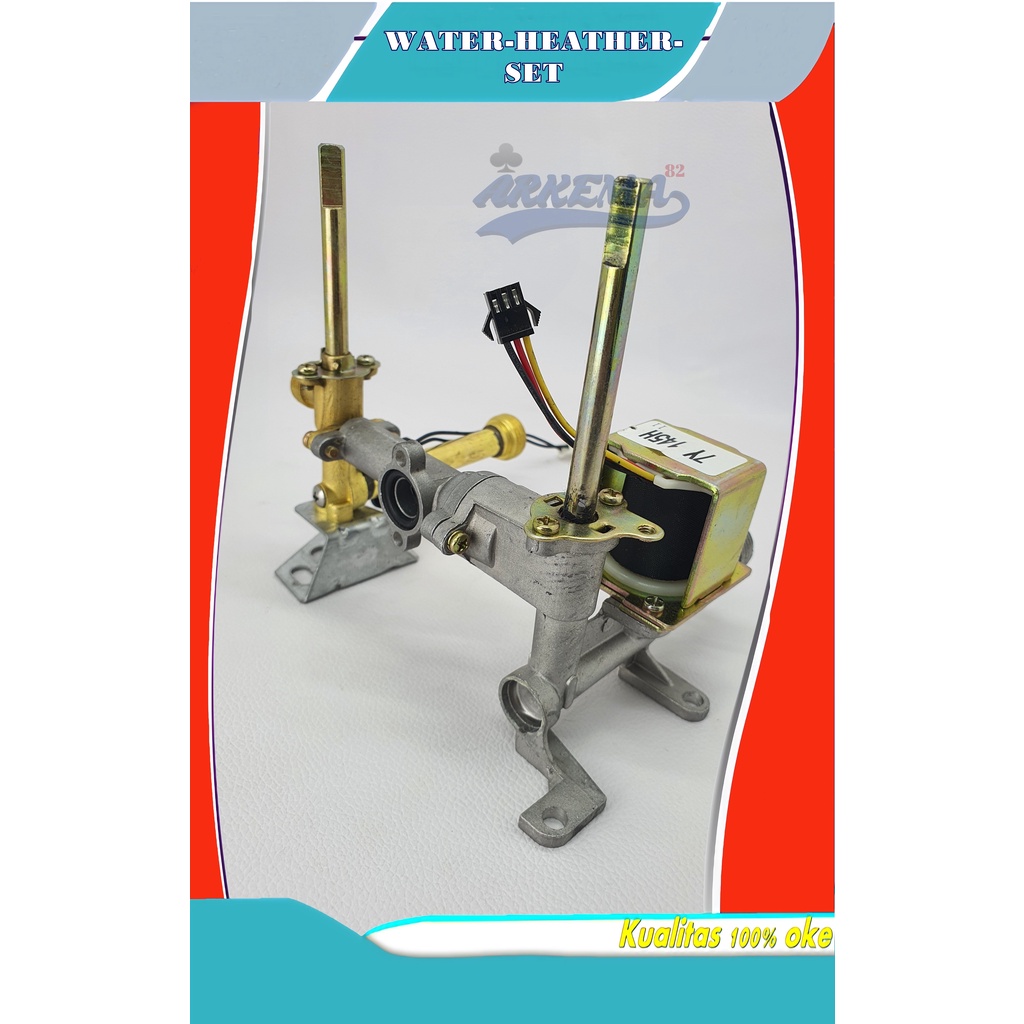 ZERO PRESSURE WATER HEATER SET | PIPA SLONOID GAS SET | VALVE SELONOID MAGNETIC PRESURE SWITCH