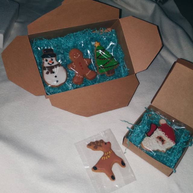 

Premium decorated christmas cookies