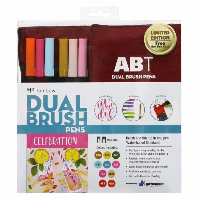 

[[COD]] BUNDLE SET 20 PCS ABT TOMBOW BRUSHPEN FREE POUCH TERBARU Kode 779