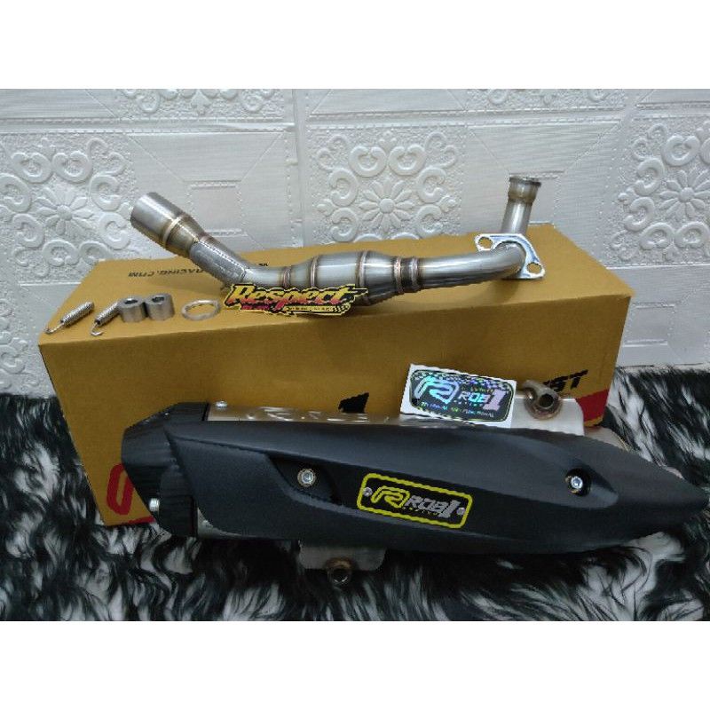 Knalpot Rob1 Pcx 150 - Pcx 160 Standart racing Cap V