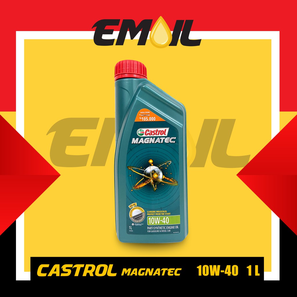 OLI CASTROL MAGNATEC SAE 10w-40 kemasan 1 LITER