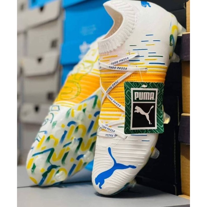 Sepatu Bola Puma Future Z White Yellow