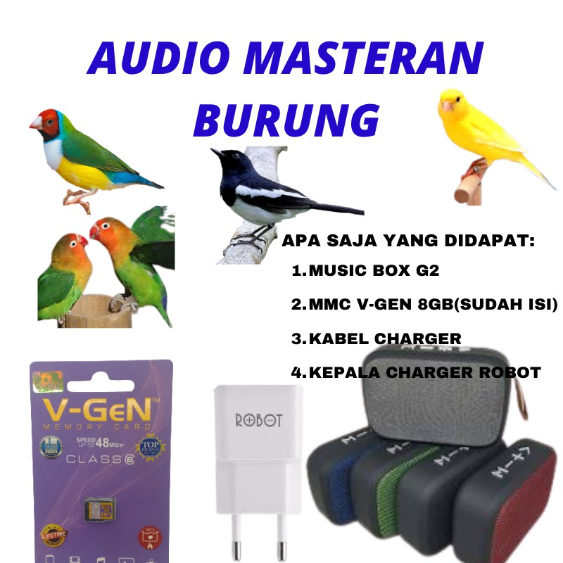 PAKET MASTERAN BURUNG LENGKAP MURAH/REKAMAN KICAU BURUNG MP3/MASTERAN BURUNG KICAU LENGKAP MURAH