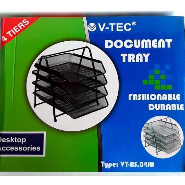 

Rak File Dokumen 4 Susun Besi Tray Surat Arsip Buku Organizer