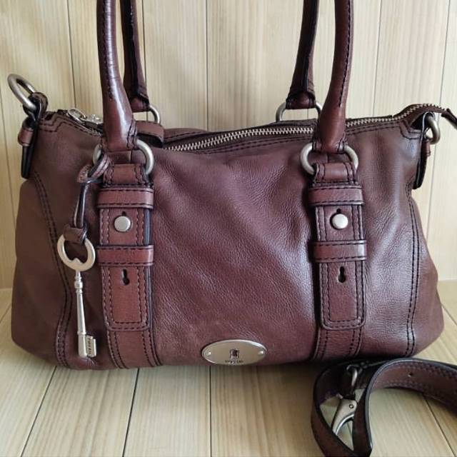 Fossil Maddox Espresso Medium Satchel