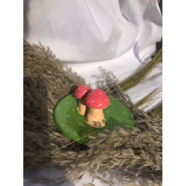 Clay Trinket Dish  - Mashroom