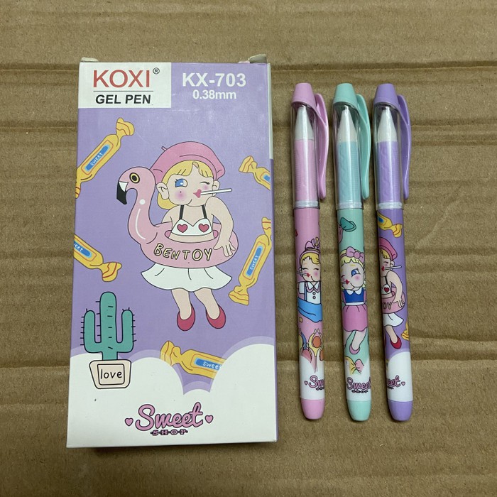 

Pen Gel Fancy Girl Young KOXI (per lusin)