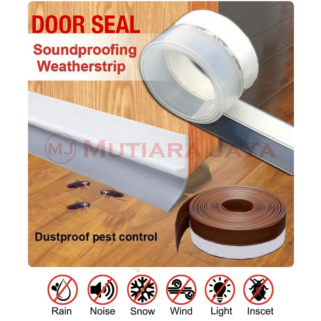 Penutup Celah Bawah Pintu Bottom Door Seal Anti Debu Kecoak Shopee Indonesia