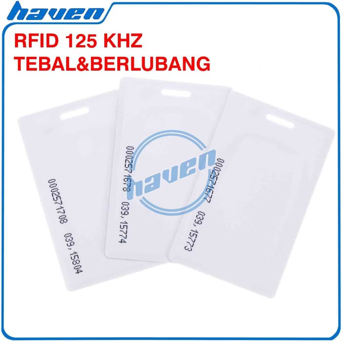 KARTU RFID 125 Khz BERLUBANG/ KARTU PROXIMITY 125KHZ TEBAL