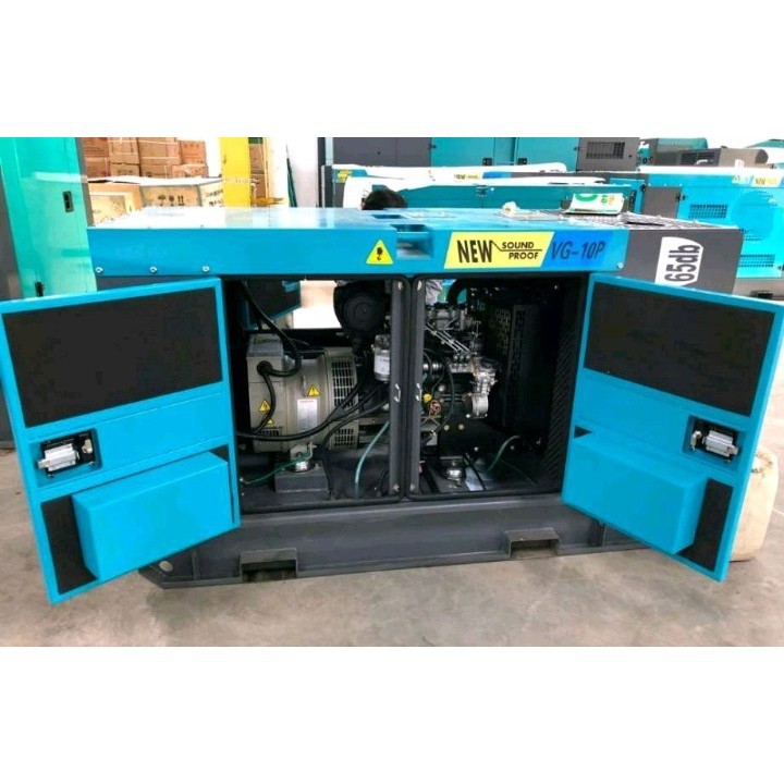 PROMO MURAH  Mesin - Genset perkins 10 Kva. GENSET SILENT 10 KVA Murah