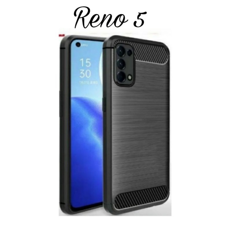 PROMO Case OPPO RENO 5 5G Soft case Ipaky Carbon Premium Casing