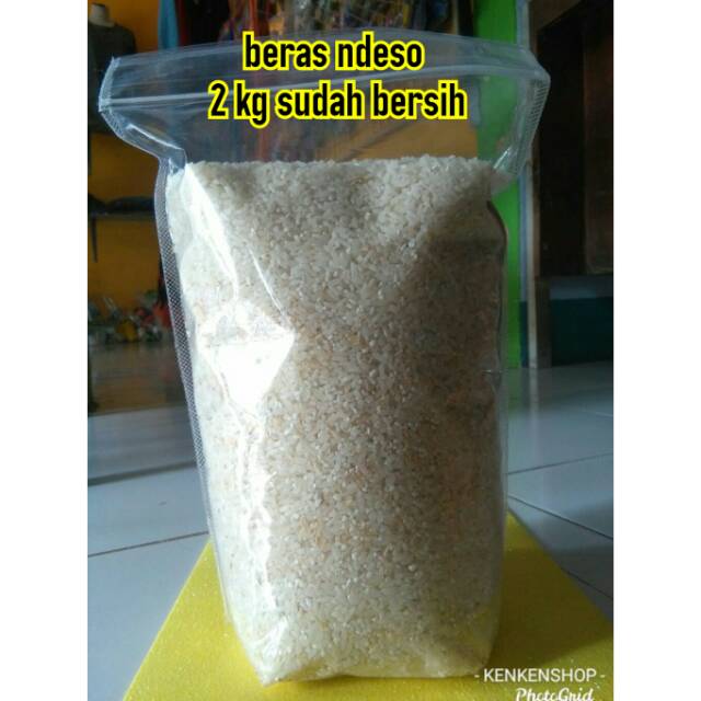 

Beras ndeso sudah bersih