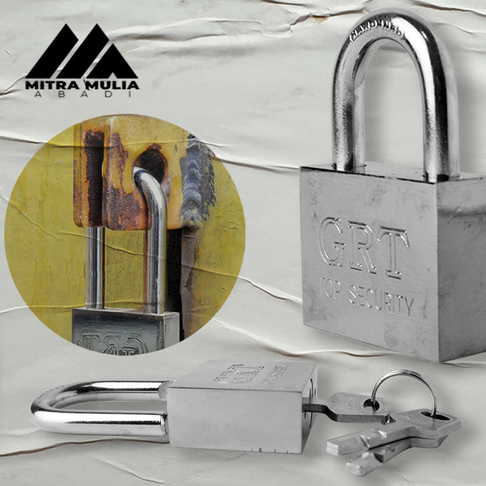 Kunci Gembok Rumah 50 M l Leher Pendek l Iron Pad Lock | gembok rumah