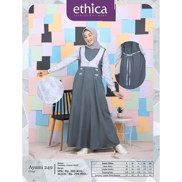 Ayumi 249 Ethica, Gamis Ethica Ayumi 249 Original