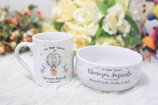 Hamper / Souvenir Bowl & Mug (tulle)