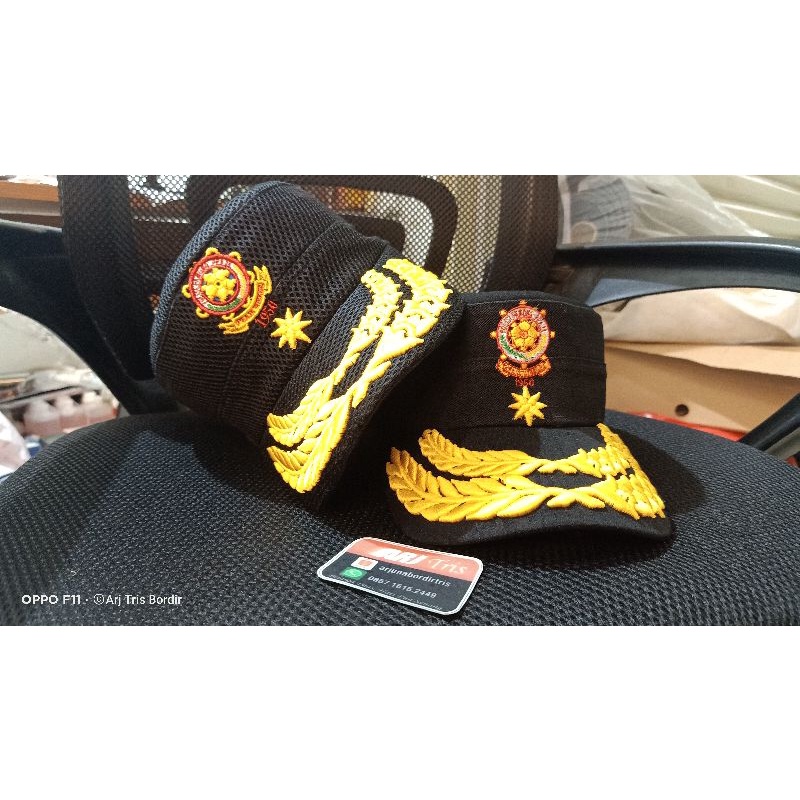 Topi Satpol PP Bordir Timbul