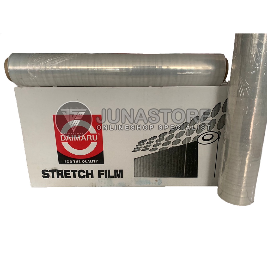 

RN Plastik wrapping daimaru / stretch film 50cm x 130meter (tebal 17 mic)
