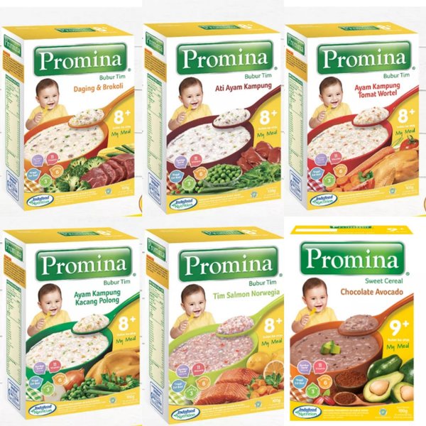 Promina Bubur Cereal Bayi 120gr / MPASI BAYI / Promina Bubur Tim 100gr / Promina Nasi tim 100 gr / Promina Homeade Cereal Bubur Bayi