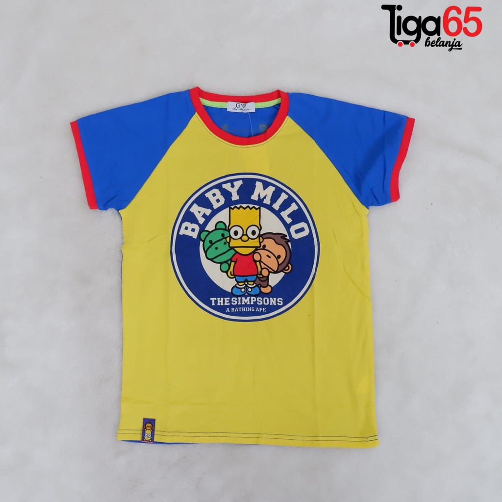 365 Baju Anak Kids wear Tshirt Oblong lengan pendek size 2-18