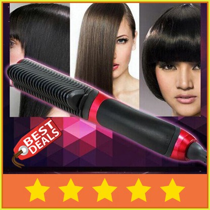 BestSeller Catokan Rambut Sisir / Catok Alat Pelurus Rambut New Fast Hair Straightener Original