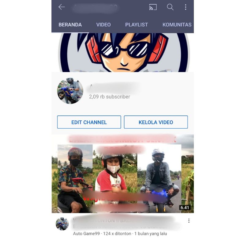 (Terjual) Akun YouTube 2k + AdSense (Sudah monetisasi)