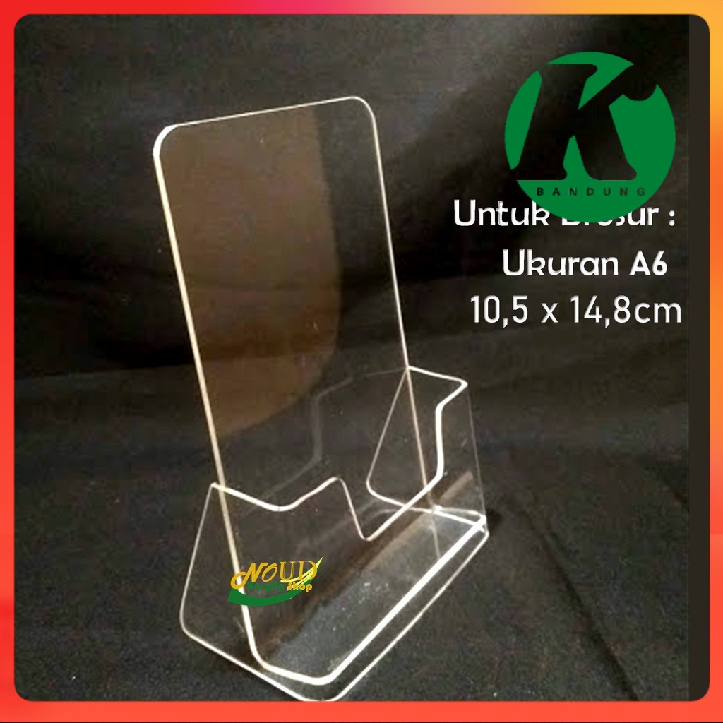 

Tempat Brosur Akrilik Acrylic Ukuran A6