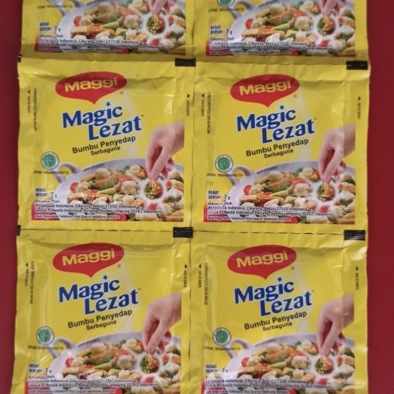 

Magic lezat bumbu penyedap rasa 7 g | 1 renceng 12 pcs
