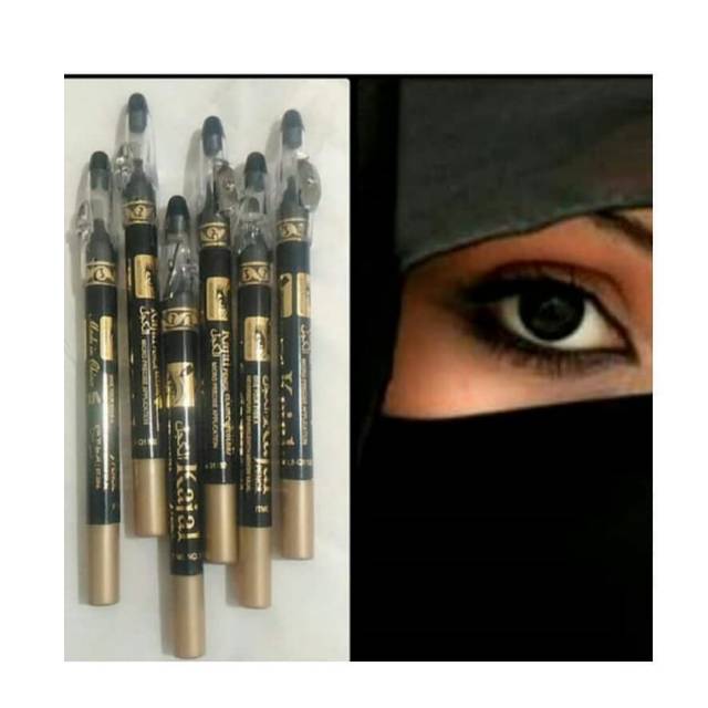 

(Oleh2 Umrah) Celak kajal pensil dengan tutup serut