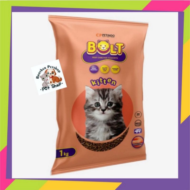 GOJEK Bolt Kitten Salmon 20kg Kucing