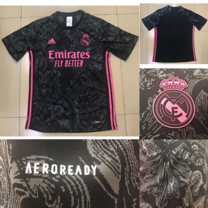 Jersey Real Madrid 3rd NEW 2020/2021 Fly better Hitam