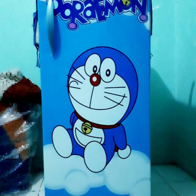 Stiker kulkas 1pintu & 2 pintu Doraemon