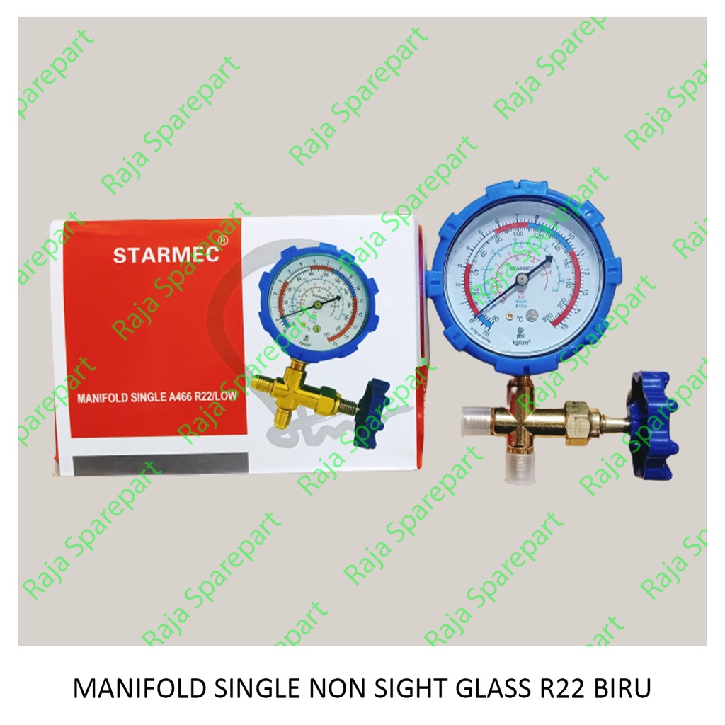 MANIFOLD SINGLE NON SIGHT GLASS R22 BIRU