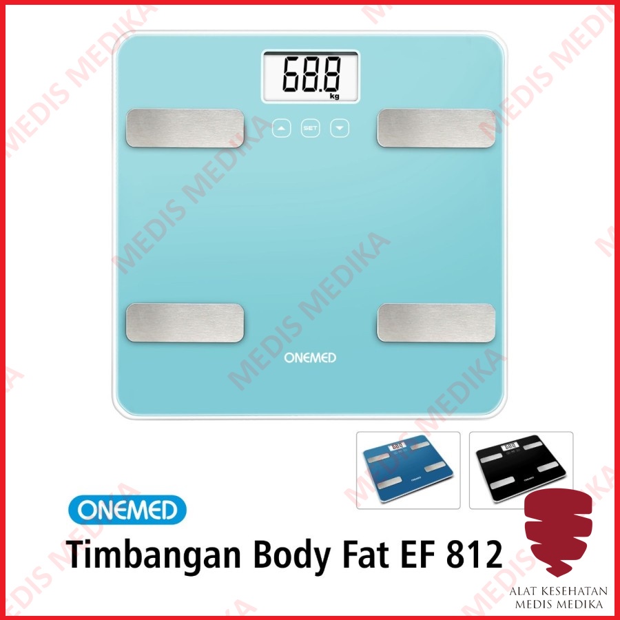Timbangan Lemak Digital EF812 Onemed Alat Bantu Ukur Berat Badan Tubuh Monitor EF 812