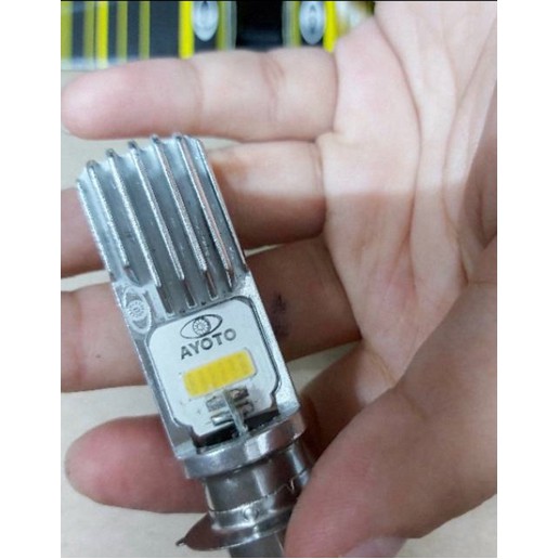 Lampu Depan LED Motor AYOTO M2A H6 AC DC Motor Bebek Matic