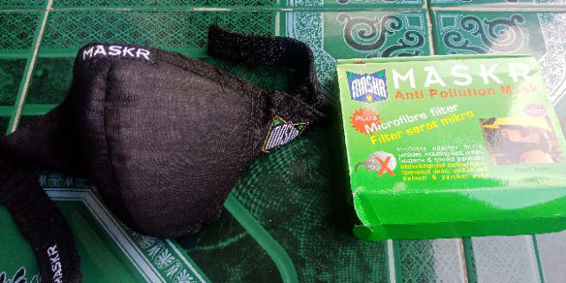 Masker Anti Bakteri Virus Debu Polusi Maskr Masker Microfiber Filter Serat Mikro