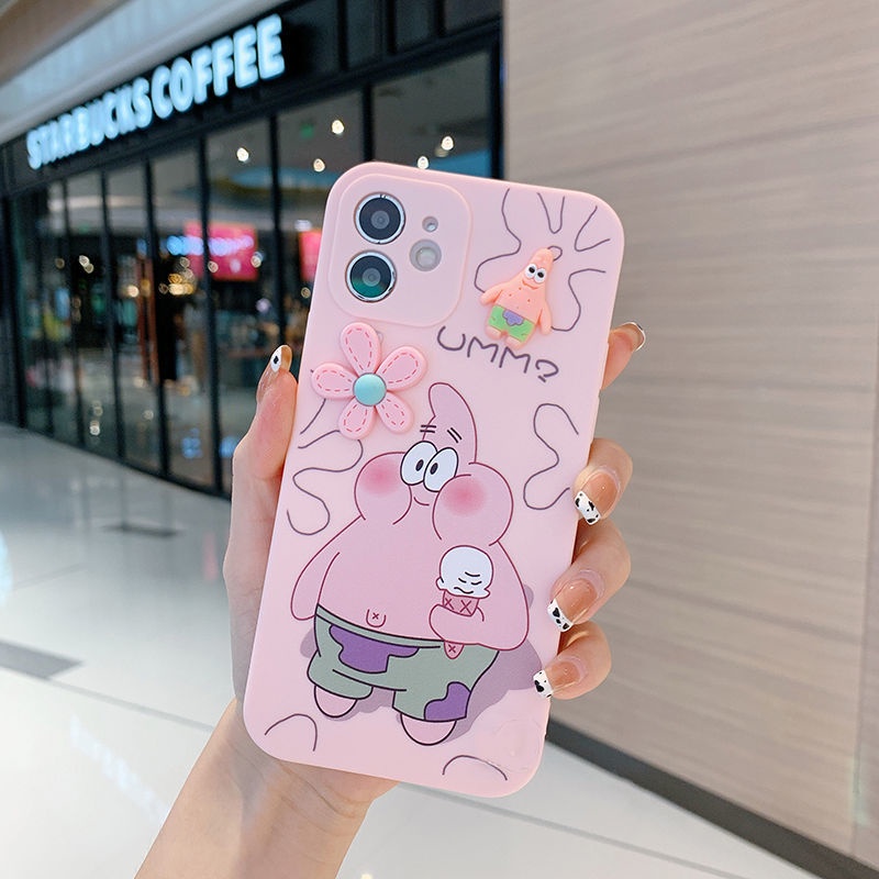 Myroots 3D Case Spongebob - Patrick Oppo Reno 6 5 4 4F 3 2F F11 PRO F5 F9 A7 A5S A12 A15 A15S A16 A3