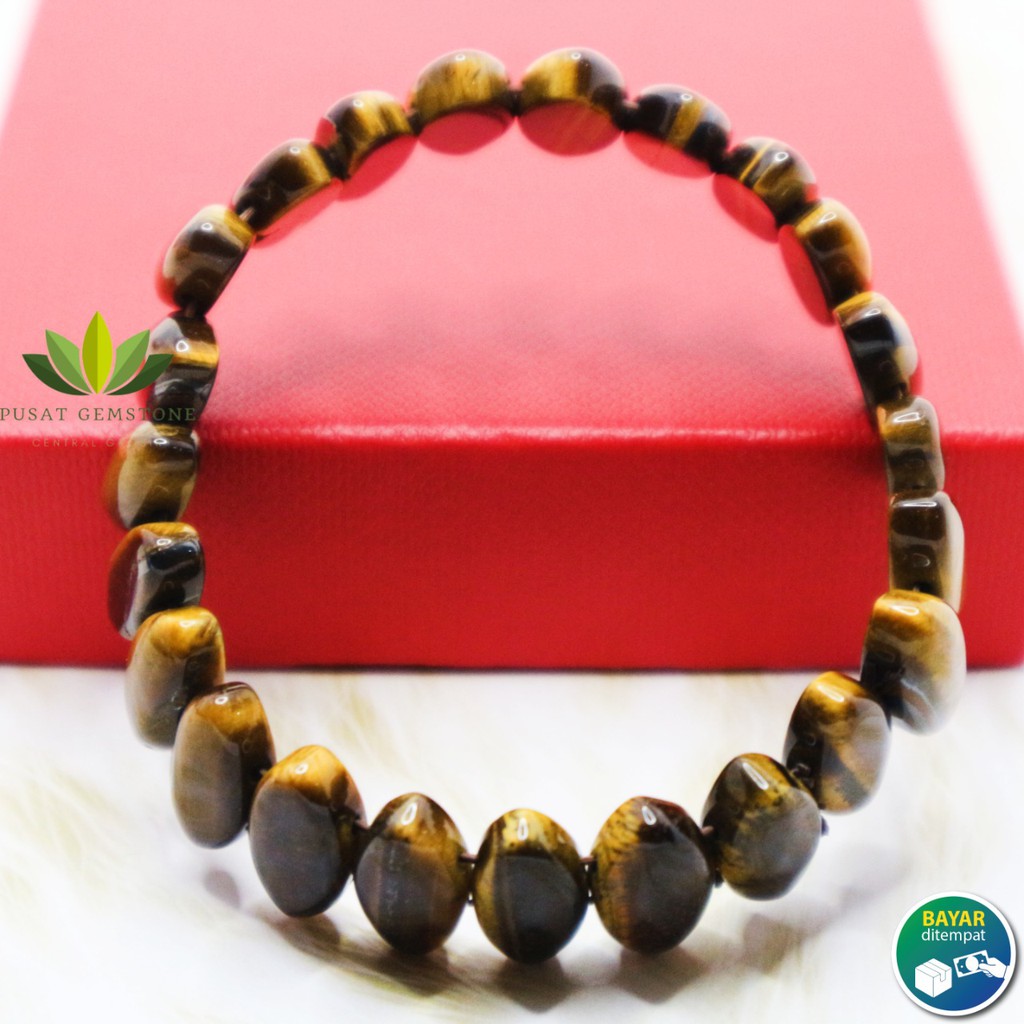 Gelang Tiger Eye Model Padi