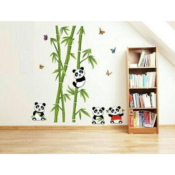 +%+%+%] Stiker Dinding /Wall Sticker Dapur Kamar Mandi Anak Dewasa Panda II
