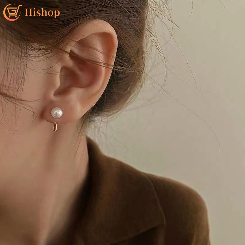 Anting Stud Hias Mutiara Untuk Wanita