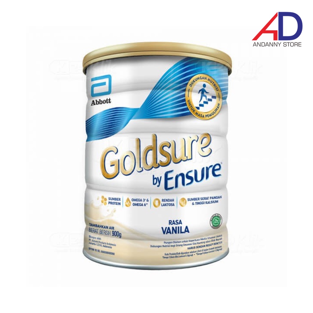 

GOLDSURE BY ENSURE VANILA 900GR / SUSU NUTRISI DEWASA