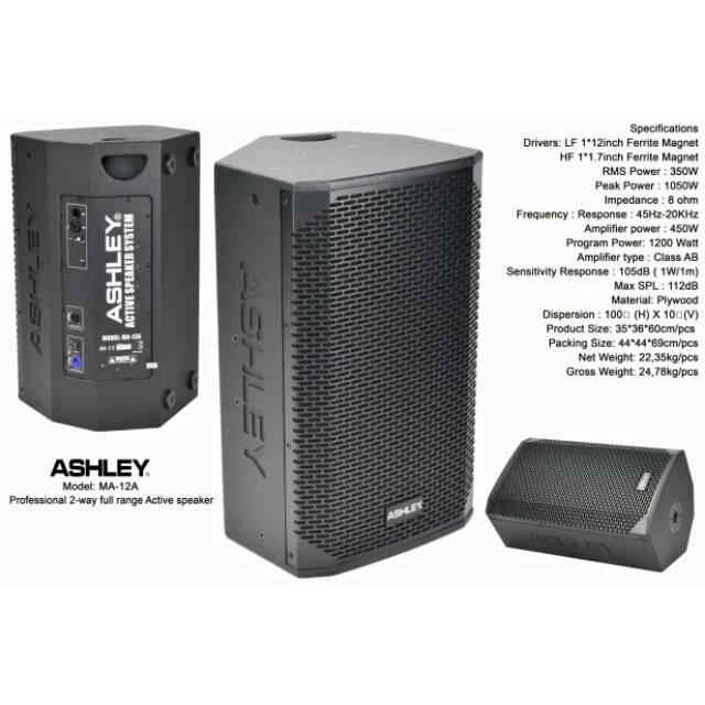 SPEAKER ASHLEY MA-12A