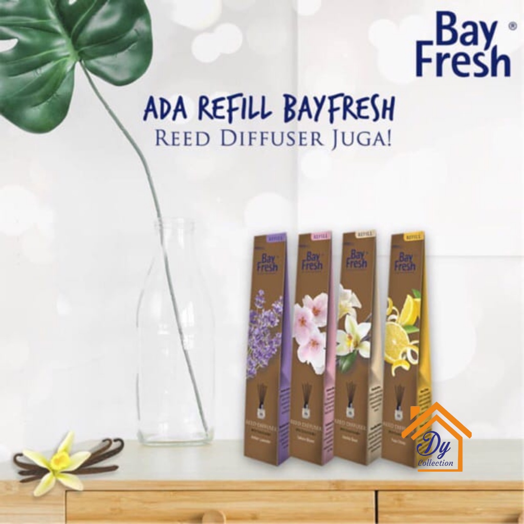 Bay Fresh Refill Reed Diffuser 30ml / Pengharum Ruangan & Aroma Terapi Bay Fresh